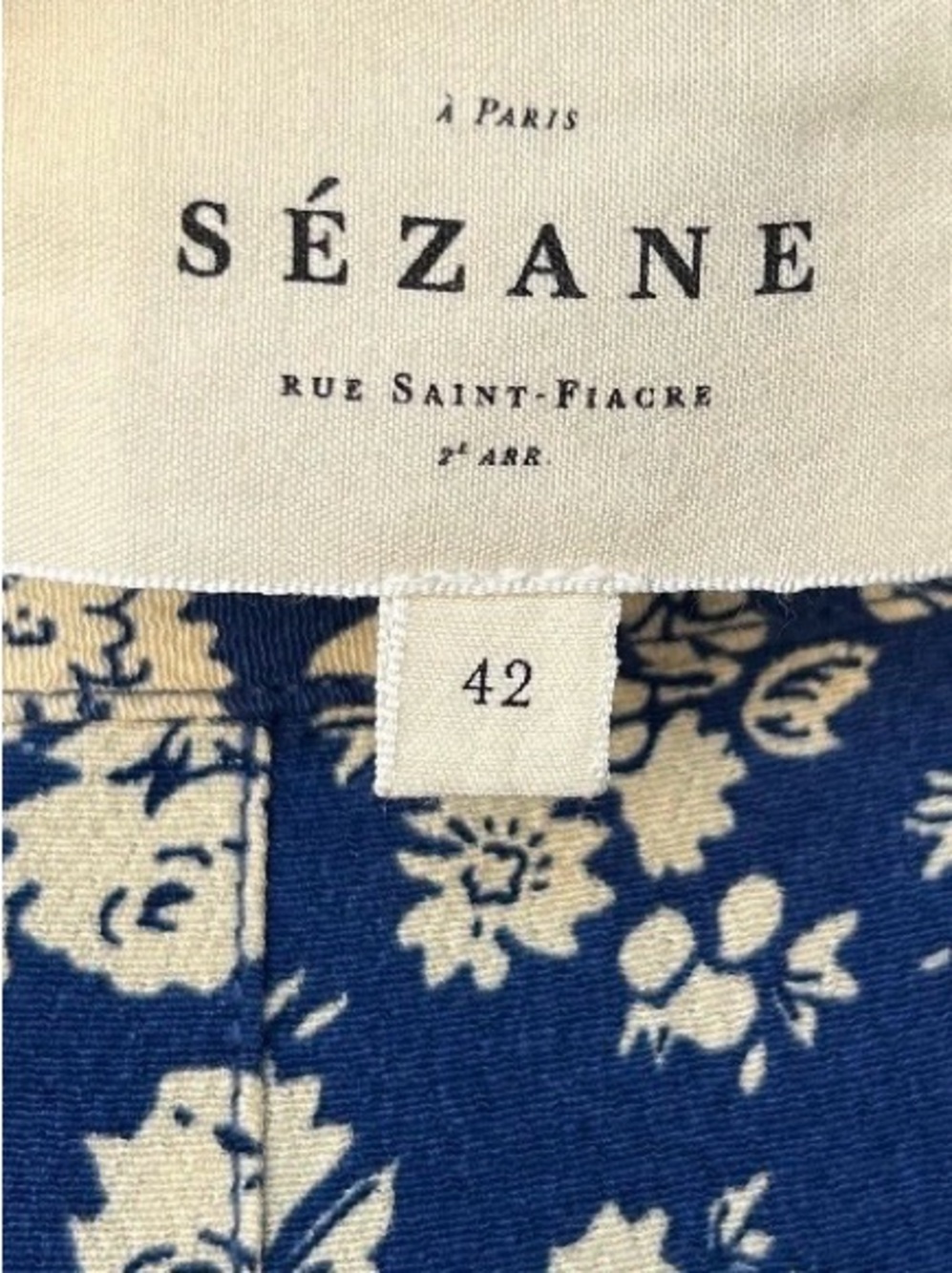 Sézane Alicia Skirt in Cara Print FR 42 / US 10 - Picture 10 of 16
